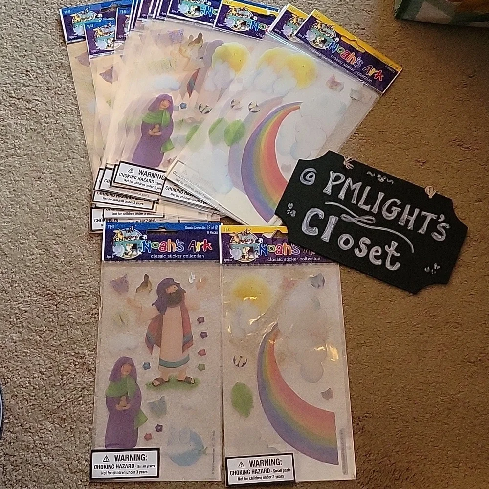 Noah's Ark Classroom Sticker Sets New